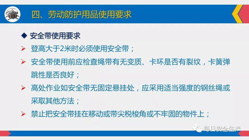 劳动防护用品使用 佩戴标准 维护管理 配置标准,全员必看